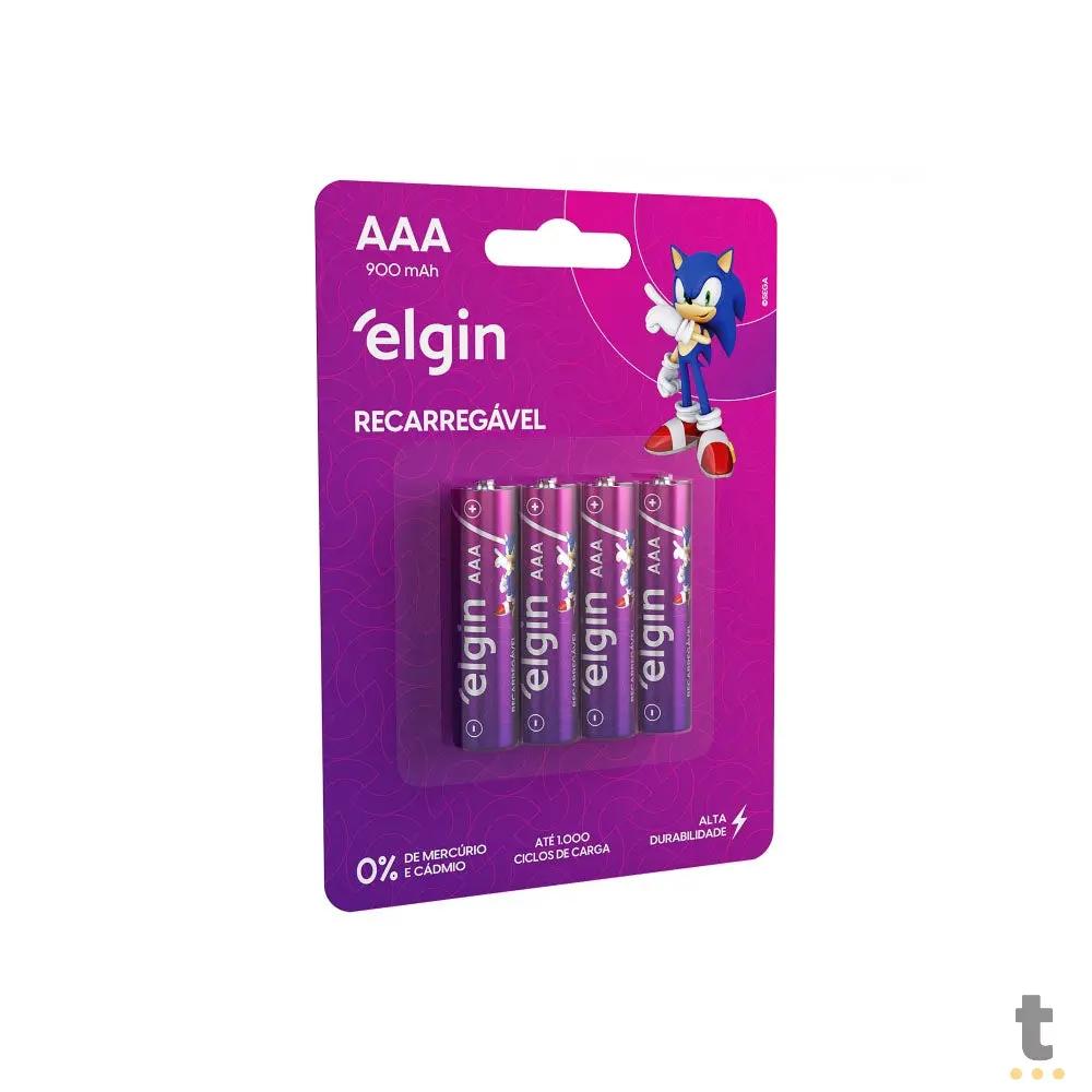 Pilha Recarregável Aaa 900mah Elgin (Blister C/4 Pilhas) - 82169 Truedata
